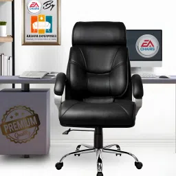 E.A Super S-90 High Back Boss Chair Made With 1st Grade High Density Premium Leatherette Office Executive Chair-image-30