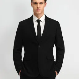 arrow Men Solid Single Breasted Formal Blazer-picture-42