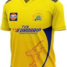 Women Printed V Neck Polyester Yellow T-Shirt-image-4