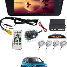 7Inch Rearview Monitor Mirror with Touch Button,Camera & Silver sensor 118 Black LCD-image-95
