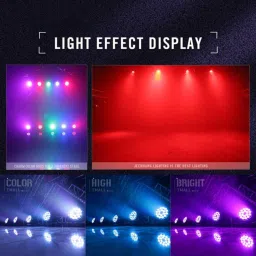 kavyara RGB PAR Light 18 LED | Club Stage DJ Disco Light | DMX & Remote Controlled Shower Laser Light image 4