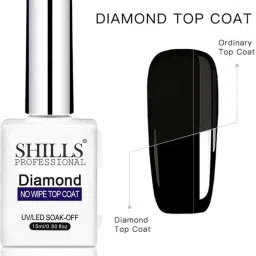 UV LED Soak Off No Wipe Diamond Top Coat Top Coat-image-39