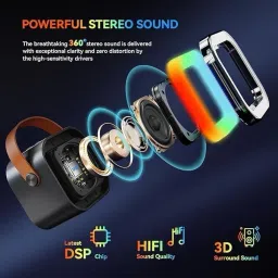 ENMORA K12 Speaker Bluetooth Wireless Speaker Multi Modes With RGB Lights CBK6 56 W Bluetooth Party Speaker-44