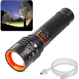 M035 Rechargeable LED Torch: A Powerful and Portable Light Torch-19