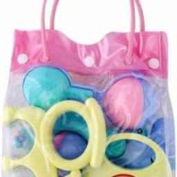 Toxic Cojkjhkjmlourful Rattle Toys for Toddler for Baby/Toddler/Infant/Child . Pack of 5 Soft sound for new born baby Rattle (Multicolor) Rattle-image-21