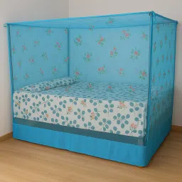 Cotton Adults Washable Queen Size Bed Box (6/6 x 7/7 Feet) Mosquito Net-26