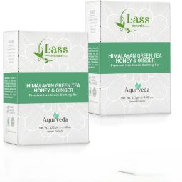 Himalayan Green Tea Honey & Ginger Natural Handmade Premium Bathing Soap-image-3