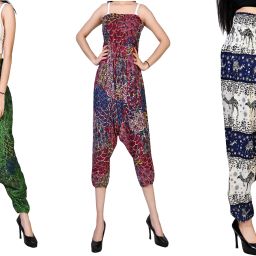 Printed Rayon, Cotton Women Harem Pants-image-76
