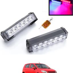 6LED/12V Police Light With Remote Red/Blue Colour For Car-234 Fog Lamp Car LED for Chevrolet (12 V, 55 W)-image-65