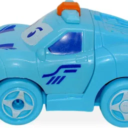 kiddie toys Mini Racing Car to Transformer Robot Toy Pull Forward car for Kids image 2