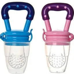 Baby Food Feeder Silicone Fresh Fruit Nibbler Feeding Newborn Nipple Pack of 2 Soother-12