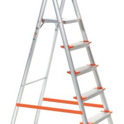 6 Steps Ladder with Anti Slip Shoes Aluminium Ladder-image-59
