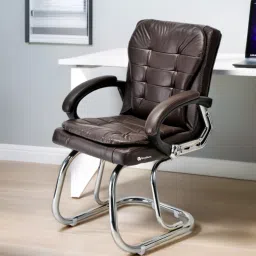 Office visitor Home computer study reception school library without wheels Chair Leatherette Office Arm Chair-image-67