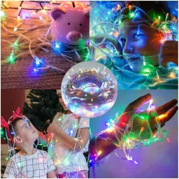 quace 40 LEDs 12 m Multicolor Steady String Rice Lights image 5