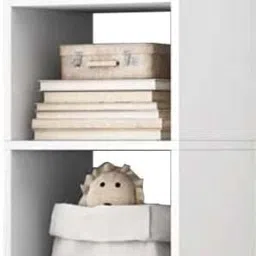 callas BR-07-White- Engineered Wood Open Book Shelf image 5