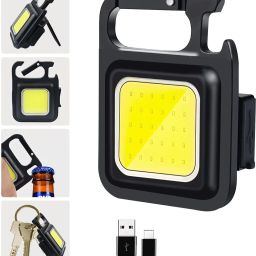 Mini Rechargeable Emergency LED Keychain Light - Portable and Bright 5 hrs Torch Emergency Light-23