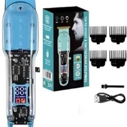Trimmatic Trendy Hair Clipper,Electric Shaver for Beard, Hair, Mustache Body Groomer A24 Trimmer 120 min Runtime 4 Length Settings-image-91