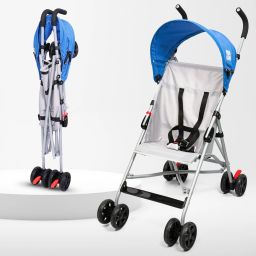 Lightweight & Easy Fold Baby Stroller, Comfy Ride, Compact Design, Newborn PRAM Buggy-image-20