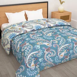 Story@home Floral Printed Ac Room 180 GSM Reversible Double Bed Comforter-picture-10