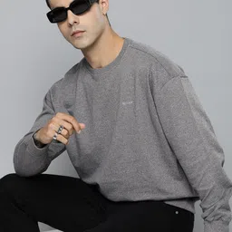 R.Code by The Roadster Life Co. Men Solid Sweatshirt-image-21
