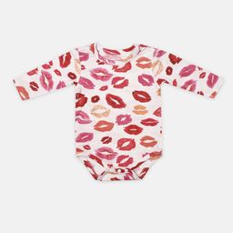 Softsens Girls Multicoloured Sweet Kisses Bamboo Long-sleeved Bodysuit-image-31