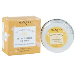 Mantra Herbal Intense Relief Lip Balm With Mandarin Orange & Olive - 8gm-23