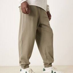 Oversized Joggers with Contrast Stitching-image-45