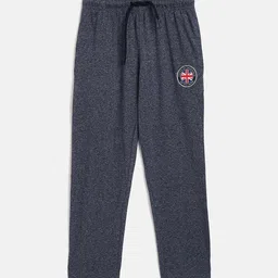 Octave Boys Grey Solid Cotton Track Pants-image-99