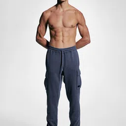 H&M Regular Fit Cotton Cargo Joggers In DryMove-image-56