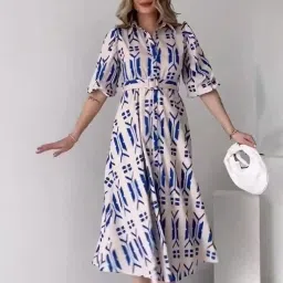 Women Maxi White Full Length Dress-image-71