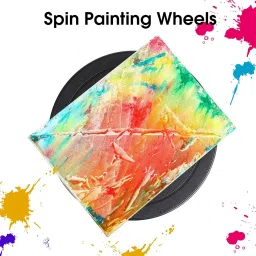 jeny Turntable Turn Table Cake Stand Paint Spraying Cake Decorating Displaying Item Plastic Cake Server image 5