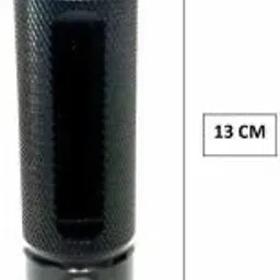 akr MINI TORCH METAL BODY LONG RANGE SUPER BRIGHT Torch (Black : Rechargeable) Torch image 3