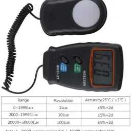 gilhot LX-1010B Digital Lux Meter Illuminance Camera Photometer FC Measure Light Meter image 3