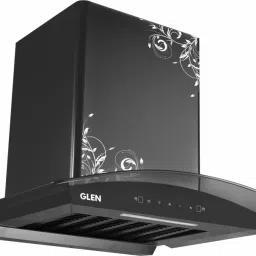 ISPA 60 cm BL DZ 1200 m3 Auto Clean Curved Glass 60 cm|Touch & Gesture Control| Autoclean| Filterless|Powerful Suction | Low Noise Wall Mounted Black 1200 CMH Chimney-image-32