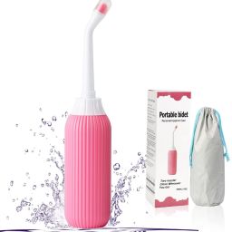 Portable bidet, Jet Spray for Toilet | Retractable, 2 angled Nozzles M136 Manual Bidets-image-55
