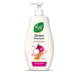 Nyle Naturals Onion &  Methi Anti Dandruff 2 In 1 Shampoo With Active Conditioner 800 ml-10