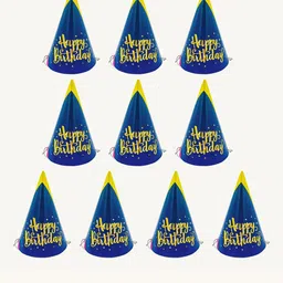 Special You Blue & Yellow 10Pcs Happy birthday Decoration Items-8