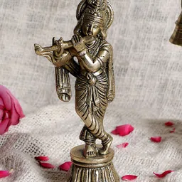 Two Moustaches Gold-Toned Brass Religious Showpiece-image-45