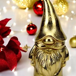 Hind Decor Yellow Christmas Mini Santa Claus Figurine-7