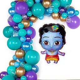 Special You Blue & Gold-Toned 50Pcs Balloons For Birthday Decoration-image-77