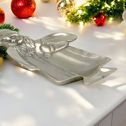 Hind Decor Christmas Santa Claus Shape Tray-51