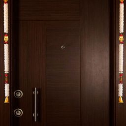 Special You White & Red 2 Pieces Textured Latkans Home decoration Items-32