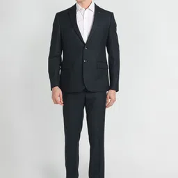 Arrow Tailored Fit Dobby Single-Breasted Notched Lapel 2-Piece Formal Suit-image-50