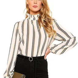 Stylecast X Slyck Striped Regular Top-image-64