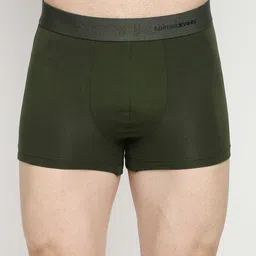 UnderJeans by Spykar Men Olive-Green Solid Trunk UJNPTS058Olive-picture-23