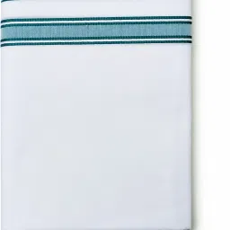 Chithra Fabrics 100% Pure Cotton Traditional 1'Inch Ramar Green Bordered (8013) 2.00'Meter Solid Men Dhoti-image-46