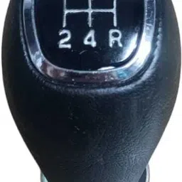 Gear Knob Leather Chrome Finish Grand i10 / i20 Elite / Xcent / Aura / Kia Sonet Gear Knob-picture-8