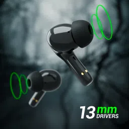 zebronics ZEB-PODS zi 6 (Beast),Gaming TWS, 24H Backup, BTv5.4, Splash Proof,Flash Connect Bluetooth Headset image 3