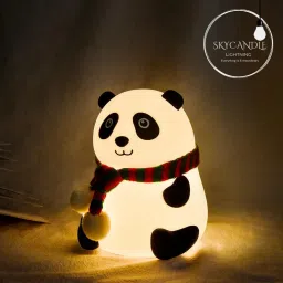 Cute Panda Silicon USB Rechargeable Night Light Lamp with Gesture Control Sensor Night Lamp-75