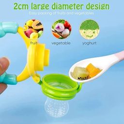 saraswati kart Fruit and Food Feeder Nibbler Soother Pacifier Rattle Teether and Feeder Teether and Feeder image 2